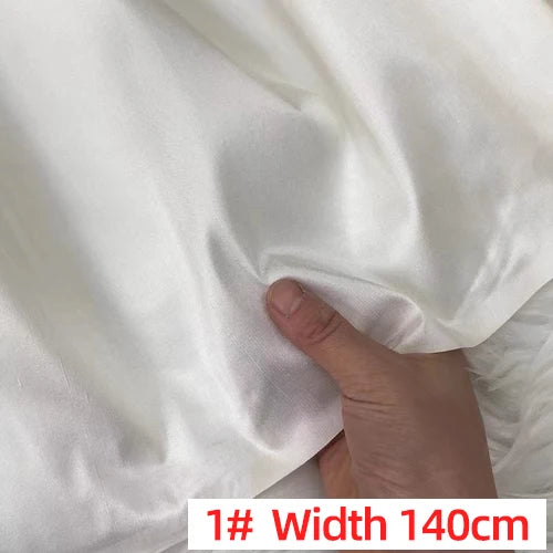 Customized 138cm Wide Solid Color Shuanggong Slub Fabric Skinny Gorgeous Color Multicolor Garment DIY Thai Raw Silk for Suit