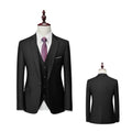Customized 3-piece Luxury Office Set for Men's Wedding Prom Dress Suit Coat Business Set