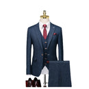 Customized Groom Suit Slim Fitting Korean Men's Wedding Dress British Casual Formal Suit Three Piece Suit