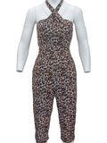 Customized Leopard Print Thin Dress for Bride's Mother's Wedding Party Dress