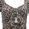 Customized Leopard Print Thin Dress for Bride's Mother's Wedding Party Dress