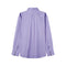 Customized Men's Fashion Slim Fall Pure Purple Shirt