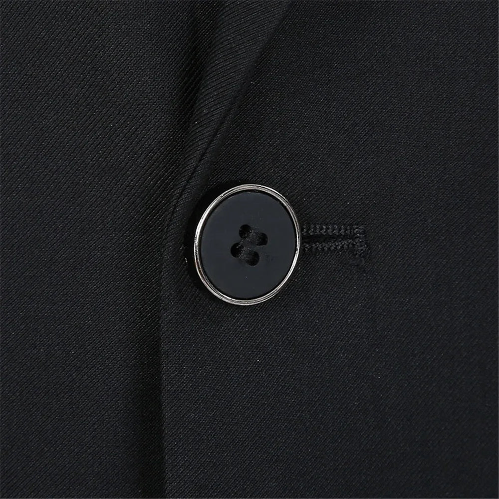 Customized Men's Formal Attire Casual Temperament Slim Fitting Tuxedo Set Men's Business Suit