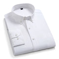 Customized Office Men's Long Sleeved Wrinkle Resistant and Fadeless Solid Color Summer Clothing