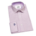 Customized Purple Long Sleeved Casual Japanese Minimalist Men's Shirt
