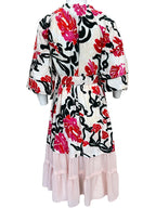 Customized Red Floral Dress Bride's Mother's Wedding Party