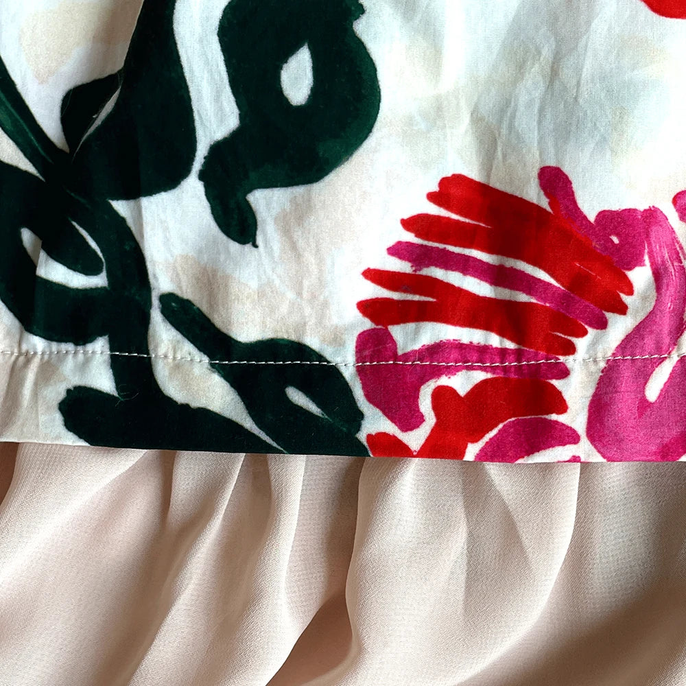 Customized Red Floral Dress Bride's Mother's Wedding Party