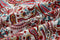 Customized Slim Autumn Long Sleeve Business Fashion Red Printed Shirt