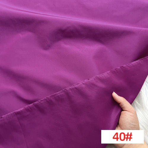 Customized Solid Color Silk Taffeta Fabric Skinny Gorgeous Color Multicolor Garment DIY Thai Raw Silk Fabric Meter Pure Silk