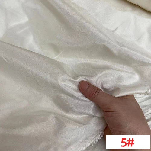 Customized Solid Color Silk Taffeta Fabric Skinny Gorgeous Color Multicolor Garment DIY Thai Raw Silk Fabric Meter Pure Silk
