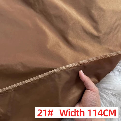 Customized Solid Color Silk Taffeta Fabric Skinny Gorgeous Color Multicolor Garment DIY Thai Raw Silk Fabric Meter Pure Silk