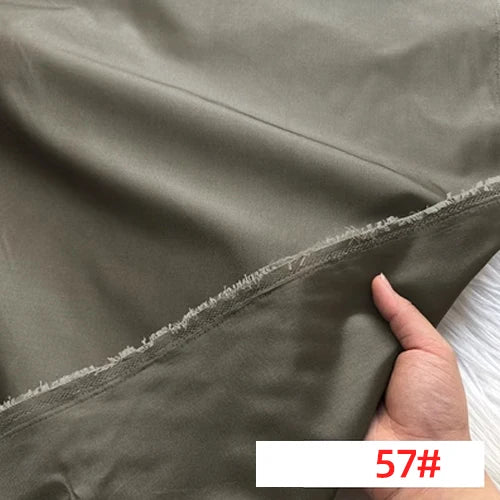Customized Solid Color Silk Taffeta Fabric Skinny Gorgeous Color Multicolor Garment DIY Thai Raw Silk Fabric Meter Pure Silk