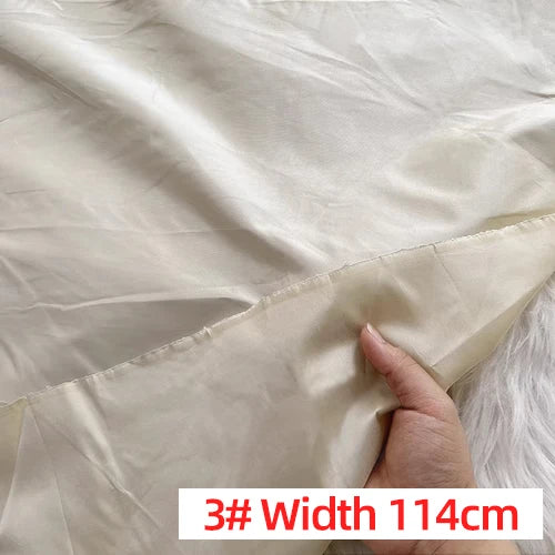 Customized Solid Color Silk Taffeta Fabric Skinny Gorgeous Color Multicolor Garment DIY Thai Raw Silk Fabric Meter Pure Silk