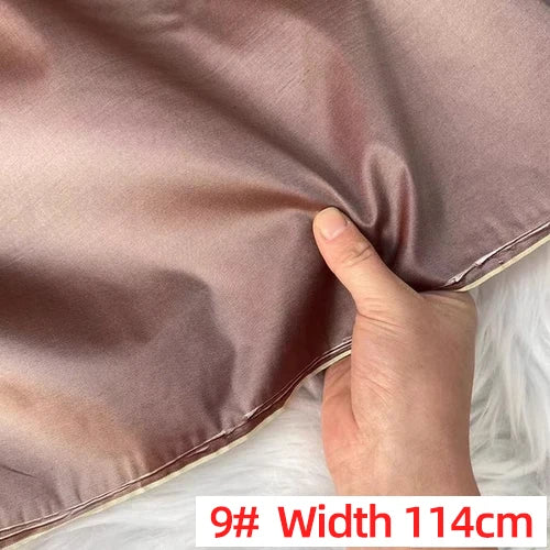 Customized Solid Color Silk Taffeta Fabric Skinny Gorgeous Color Multicolor Garment DIY Thai Raw Silk Fabric Meter Pure Silk