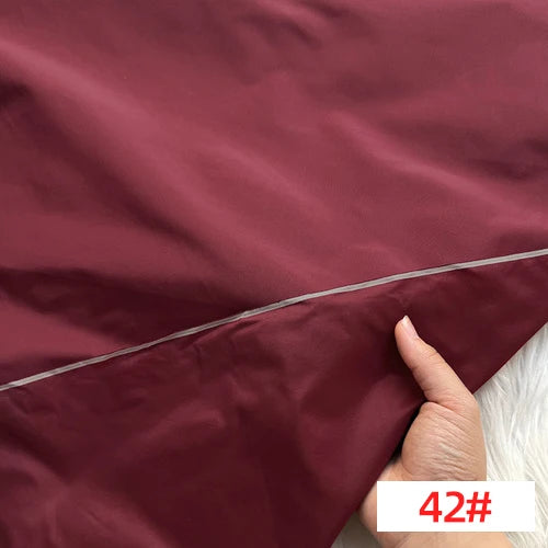 Customized Solid Color Silk Taffeta Fabric Skinny Gorgeous Color Multicolor Garment DIY Thai Raw Silk Fabric Meter Pure Silk
