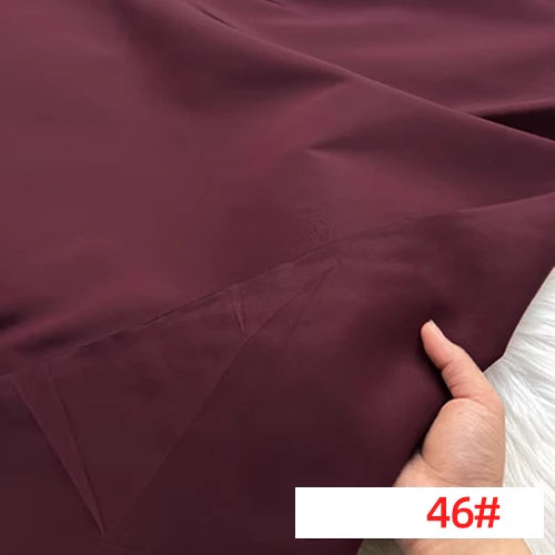 Customized Solid Color Silk Taffeta Fabric Skinny Gorgeous Color Multicolor Garment DIY Thai Raw Silk Fabric Meter Pure Silk