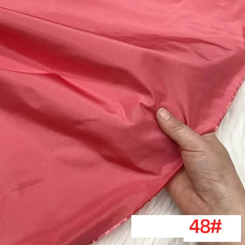 Customized Solid Color Silk Taffeta Fabric Skinny Gorgeous Color Multicolor Garment DIY Thai Raw Silk Fabric Meter Pure Silk