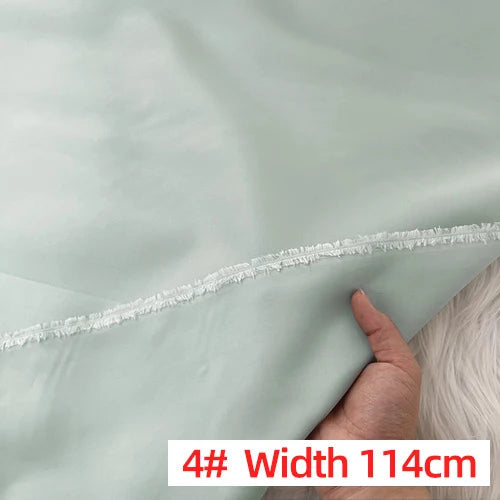 Customized Solid Color Silk Taffeta Fabric Skinny Gorgeous Color Multicolor Garment DIY Thai Raw Silk Fabric Meter Pure Silk