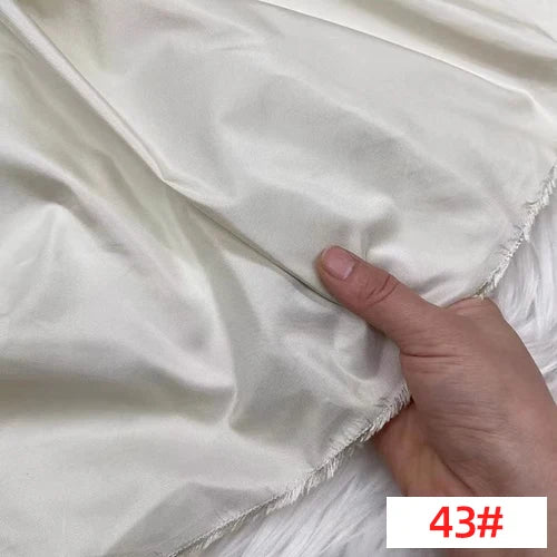 Customized Solid Color Silk Taffeta Fabric Skinny Gorgeous Color Multicolor Garment DIY Thai Raw Silk Fabric Meter Pure Silk