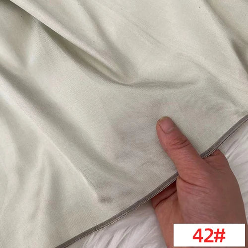 Customized Wide Solid Color Shuanggong Slub Fabric Skinny Gorgeous Color Multicolor Garment DIY Thai Raw Silk for Suit