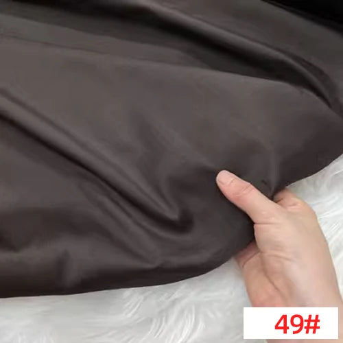 Customized Wide Solid Color Shuanggong Slub Fabric Skinny Gorgeous Color Multicolor Garment DIY Thai Raw Silk for Suit