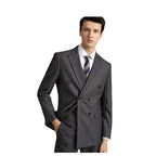 Customized Suit Light Luxury Korean Version Slim Fit Men's Three-piece Striped Suit Italian Style