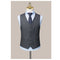 Double Breasted Business Suit Men's Slim Fitting Bridegroom's Wedding Dress British Style Stripe Customization