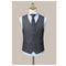 Double Breasted Business Suit Men's Slim Fitting Bridegroom's Wedding Dress British Style Stripe Customization