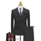 Double Breasted Suit Men's Suit British Gray Stripe Business Casual Suit Men's Formal Dress Slim Fitting Groom's Wedding Dress