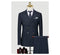 Double Breasted Suit Three Piece Black Host Dress Bridegroom Men's Wedding Dress Suit