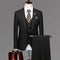 Elegant and Elegant Business Office Slim Fit Set Wedding Groom Wedding Banquet Dress Three Piece Set