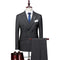 Fashion Luxury Slim Fit Three Piece Men's Jacket Casual Solid Color Double Breasted Set Groom and Best Man Suit