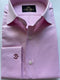 Fashion Men's Autumn Thin Long Sleeve Fashion Business Pure Pink Shirt