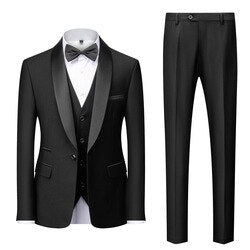Fashion Wedding Tuxedos Groom Business Party Male Suit Slim Fit Blazer Formal Prom Clothes Men Green Suits