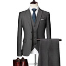 Fashionable and High-quality Wedding Groom's Tuxedo Single Breasted Slim Fitting Business Banquet Men's Formal Suit