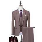 Formal Fashion Men's Customized Wedding Banquet Slim Fit Dress Set Slim Fit Men's Set