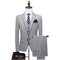 Formal Plaid Fashion Suit 3-piece Suit Set Formal Wedding Banquet Business Office Men's Suit