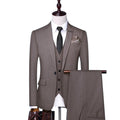 Gaoding Suit Groom Wedding Set Men's Dress Slim Fit Formal Dress British Style Suit Three Piece Set