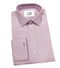 Gentleman Slim Fit Men's Long Sleeve Square Neck Pink Stripe Men's Casual Shirt