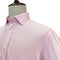 Gentleman Slim Fit Men's Long Sleeve Square Neck Pink Stripe Men's Casual Shirt