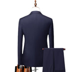 Groom Suit Set Men's Business Professional Formal Dress Wedding Dress Casual Slim Fit Korean Version Suit Men's