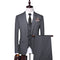 Men's Slim Fit Business Set Men's Fashion 3-piece Set Men's Suit Tailcoat Groom Wedding Set