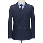Striped Business Suit Wedding Men's Suit Party Office Work Suit Men's Clothing Formal Men's Suit and Pants