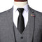 Men's Set Spring and Autumn Business Formal Casual Three Piece Set Slim Fit Party Prom Fashion Groom Banquet Suit
