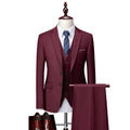 Men's Set Advanced Customized Business Set Three Piece Slim Fit Large Set