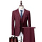 Men's Set Advanced Customized Business Set Three Piece Slim Fit Large Set