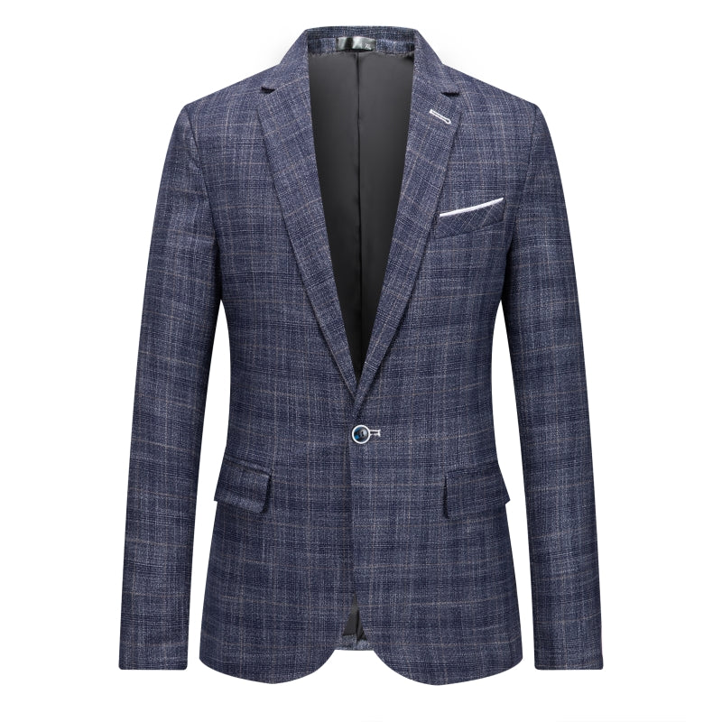 Boutique Leisure Fashion Business Wedding Dress Men's Slim Fit Set Three Pieces