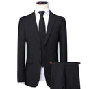High Quality Men's Suit Set 3-piece Elegant and Luxurious Wedding Business Office Suit