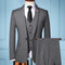 New Design Set Men's English Fit Solid Wedding Party Men's Set
