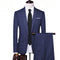 Checkered Casual Business Office Men's Set of Three and Two Groom's Wedding Dress Checkered Suit for Men